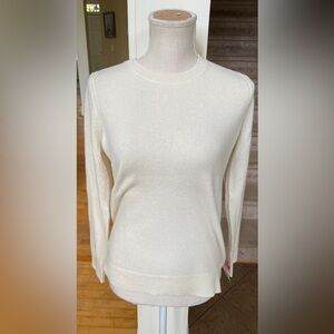 Banana Republic Cream Crew Neck Sweater